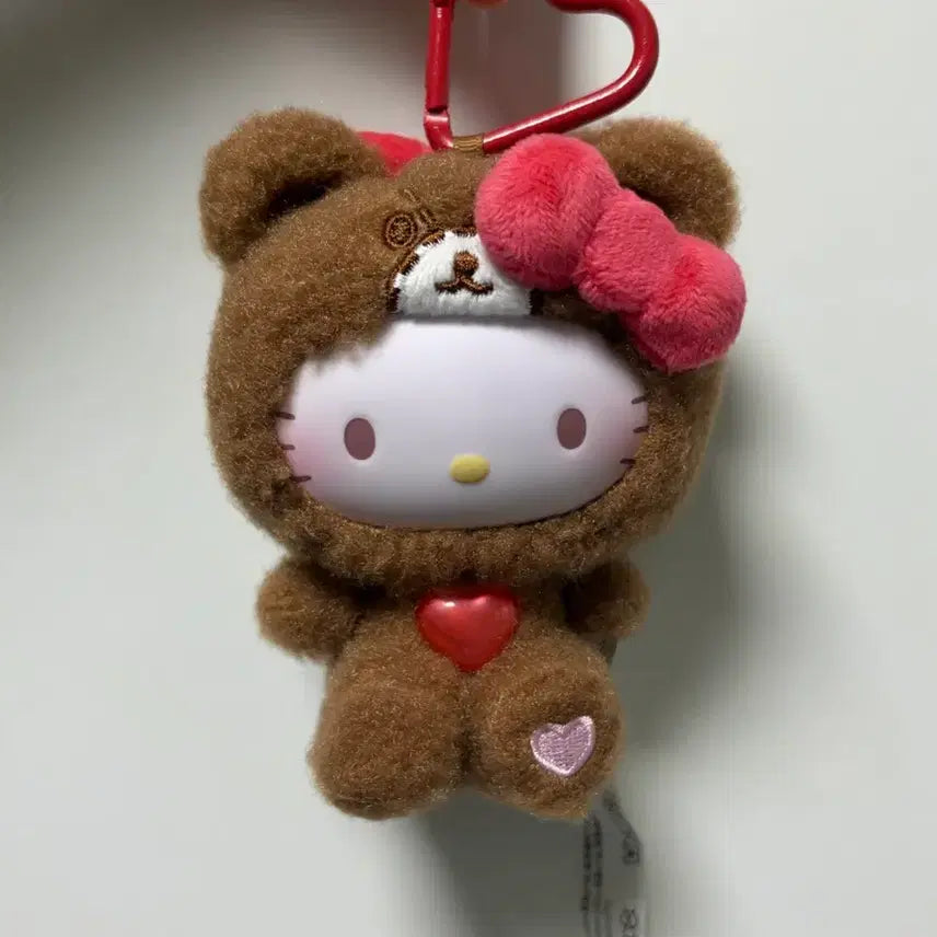 [BUNJANG] TOPTOY Hello Kitty Teddy Pajamas Keychain Doll / 탑토이 헬로키티 테디파자마 인형 키링