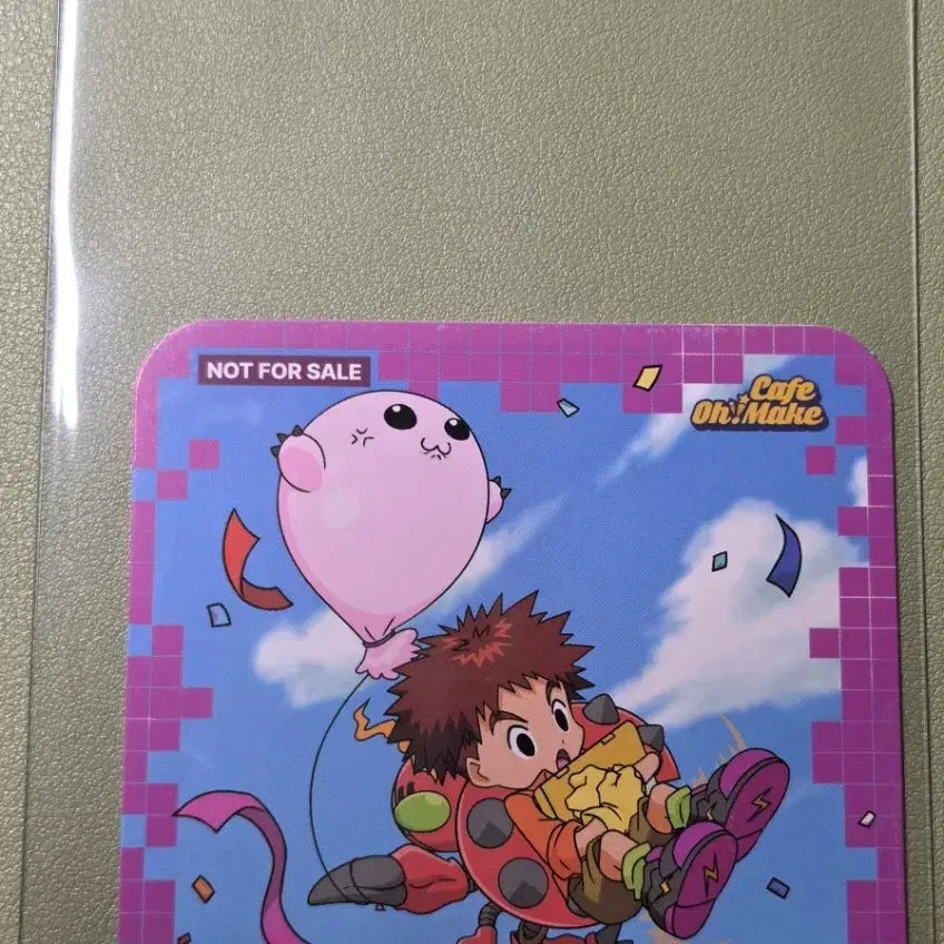 [BUNJANG] Digimon Adventure Omakes Cafe 2nd Special Coaster - Hansol &amp; Tentomon / 디지몬어드벤처 디지몬 오마케 카페 2차특전 코스터 한솔 텐타몬 판매 양도