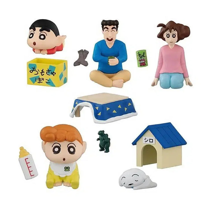 [BUNJANG] Bandai Crayon Shin-chan Gashapon Full Set (6 Types) / 새상품 반다이 가샤폰 크레용신짱 전6종 풀셋