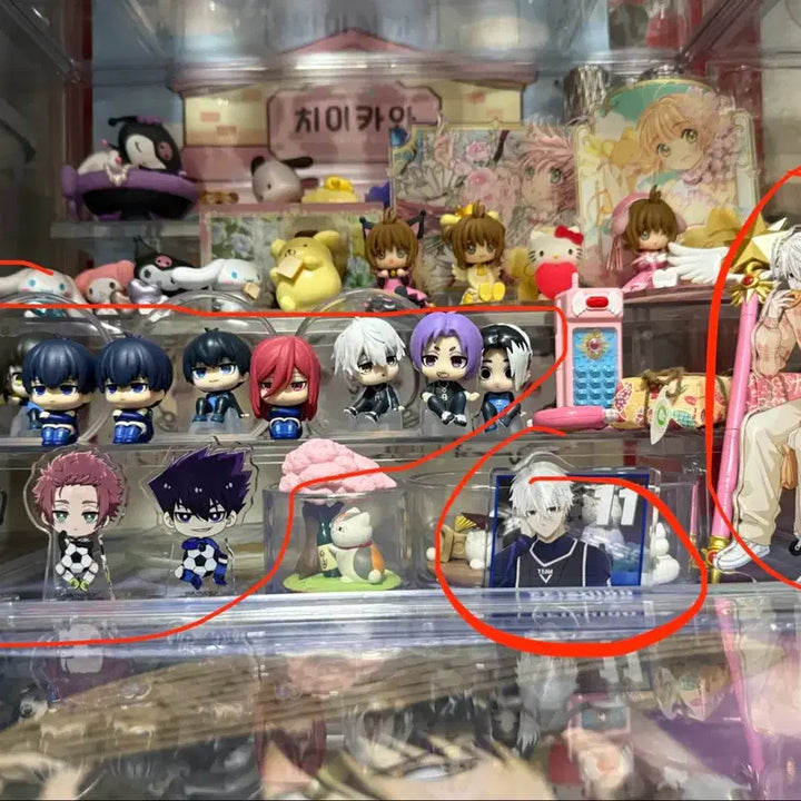 [BUNJANG] Blue Lock Nagi Seishiro Acrylic Stand &amp; Gacha Figure Bundle Set / 블루록 나기 아크릴 및 블루록 가챠 피규어