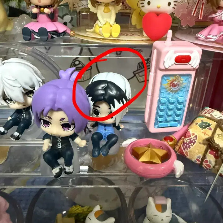 [BUNJANG] Blue Lock Nagi Seishiro Acrylic Stand &amp; Gacha Figure Bundle Set / 블루록 나기 아크릴 및 블루록 가챠 피규어