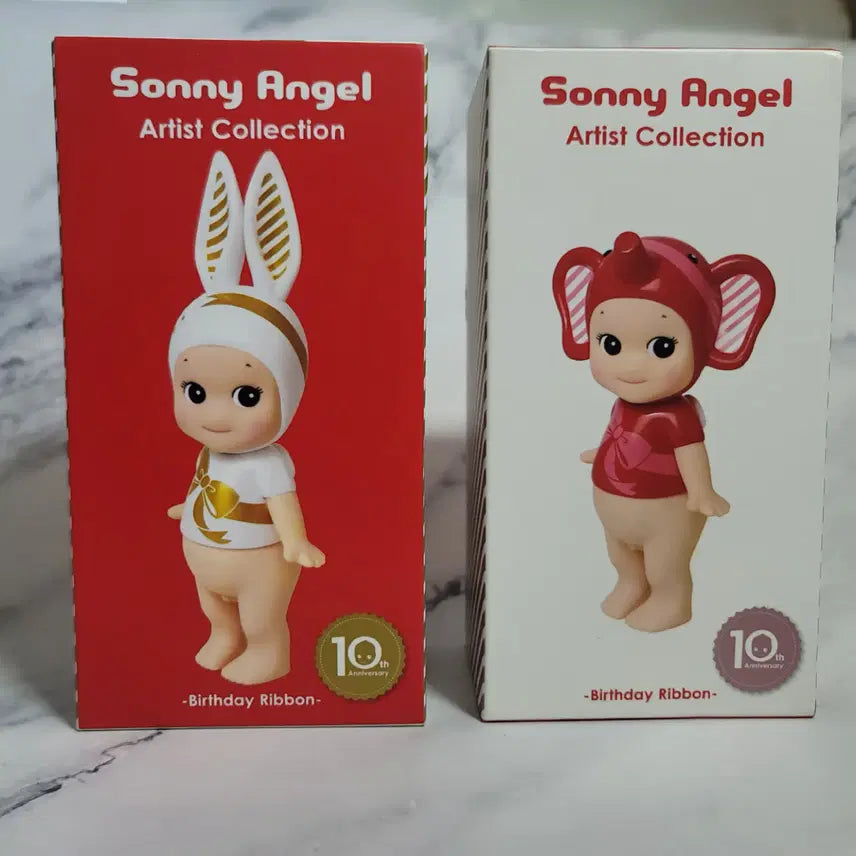 [BUNJANG] Sony Angel Artist Collection Birthday Ribbon 2 Types Set / [일괄] 소니엔젤 아티스트 버스데이 리본 2종 세트 (카드O)