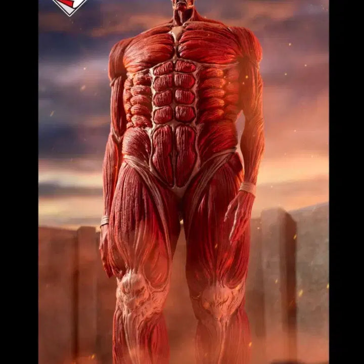[BUNJANG] Attack on Titan Colossal Titan Erwan &amp; Can Badge Bundle Set / 진격의거인 초대형거인 라원 및 캔뱃지, 초코노코