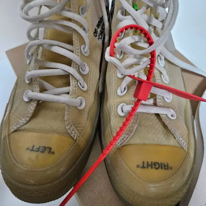 [BUNJANG] Off-White Converse Canvas High-Top OG Sneakers / 오프화이트 컨버스 캔버스 하이탑 OG