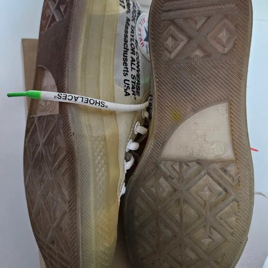 [BUNJANG] Off-White Converse Canvas High-Top OG Sneakers / 오프화이트 컨버스 캔버스 하이탑 OG