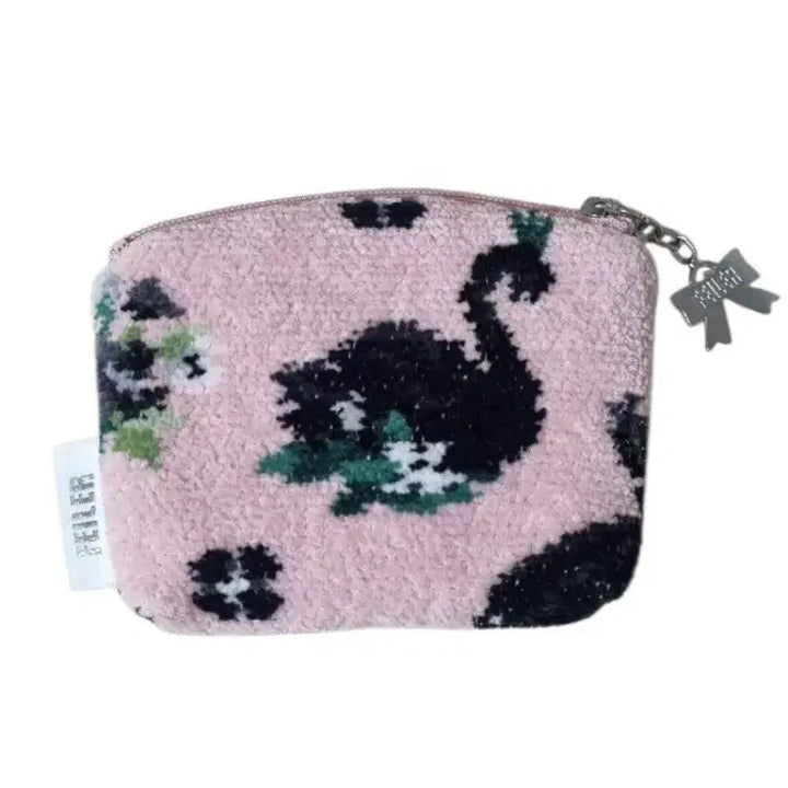 [BUNJANG] FEILER Pink Swan Coin Zipper Wallet / 훼이라 (FEILER) 핑크 스완 코인 지퍼 동전 지갑 페일러