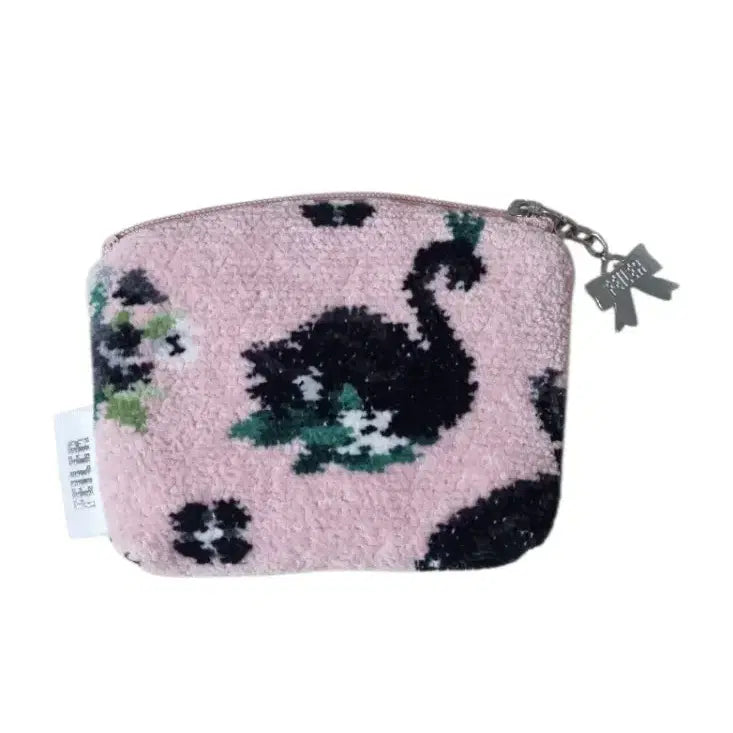 [BUNJANG] FEILER Pink Swan Coin Zipper Wallet / 훼이라 (FEILER) 핑크 스완 코인 지퍼 동전 지갑 페일러