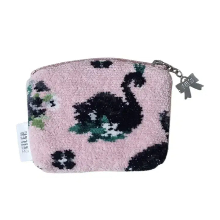 [BUNJANG] FEILER Pink Swan Coin Zipper Wallet / 훼이라 (FEILER) 핑크 스완 코인 지퍼 동전 지갑 페일러