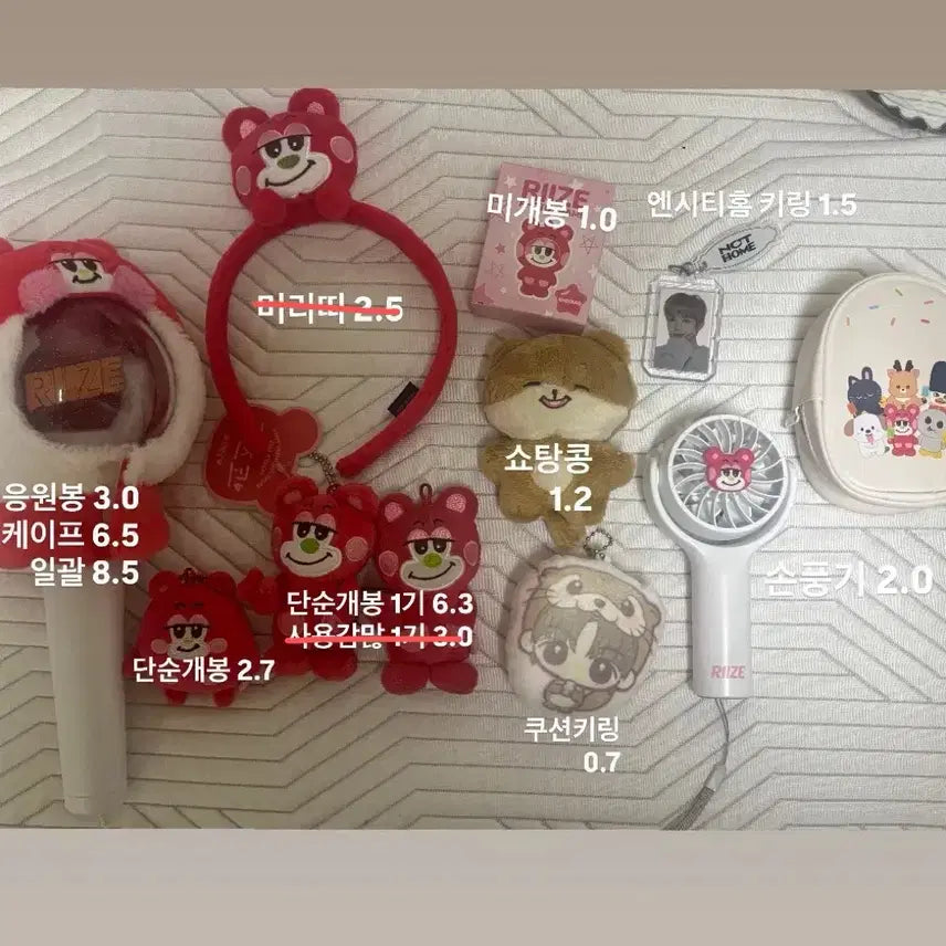 [BUNJANG] RIIZE Shotaro Rizco Goods Bundle Set / 라이즈 쇼타로 리즈코 굿즈 처분