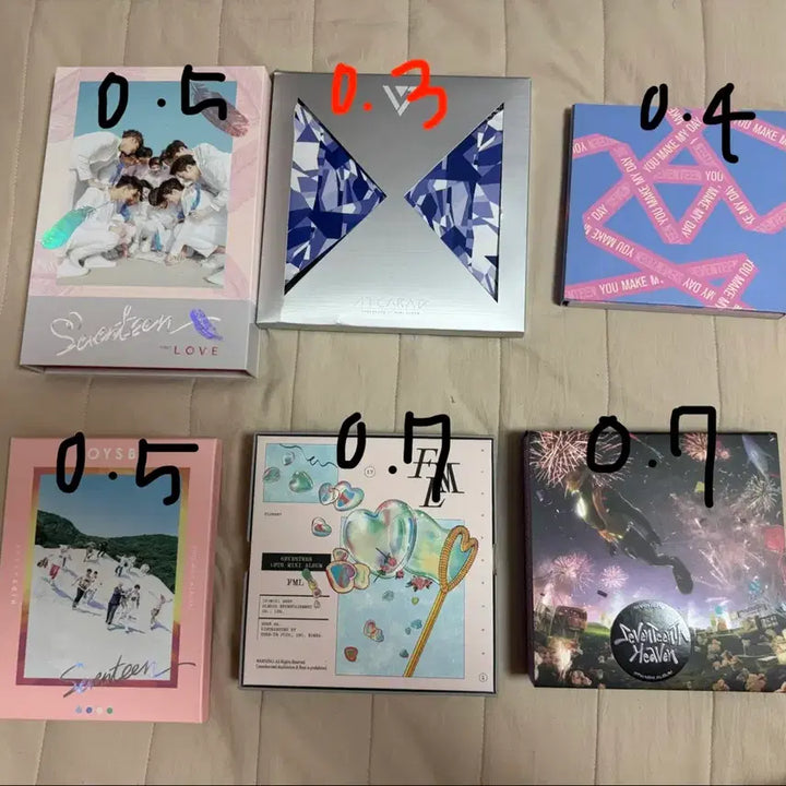 [BUNJANG] SEVENTEEN Album Components (Photocards Excluded) / 세븐틴 앨범 급처 (포토카드 제외 구성품 모두 있음)