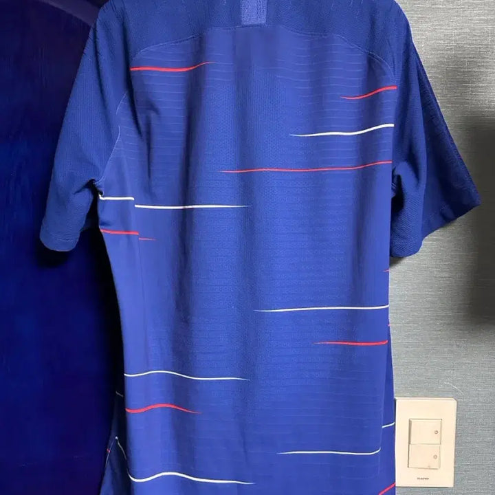 [BUNJANG] Chelsea FC 2018-19 Home Authentic Player Issue Unmarked Jersey (L) / [L] 18-19 첼시 홈 어센틱 노마킹 유니폼