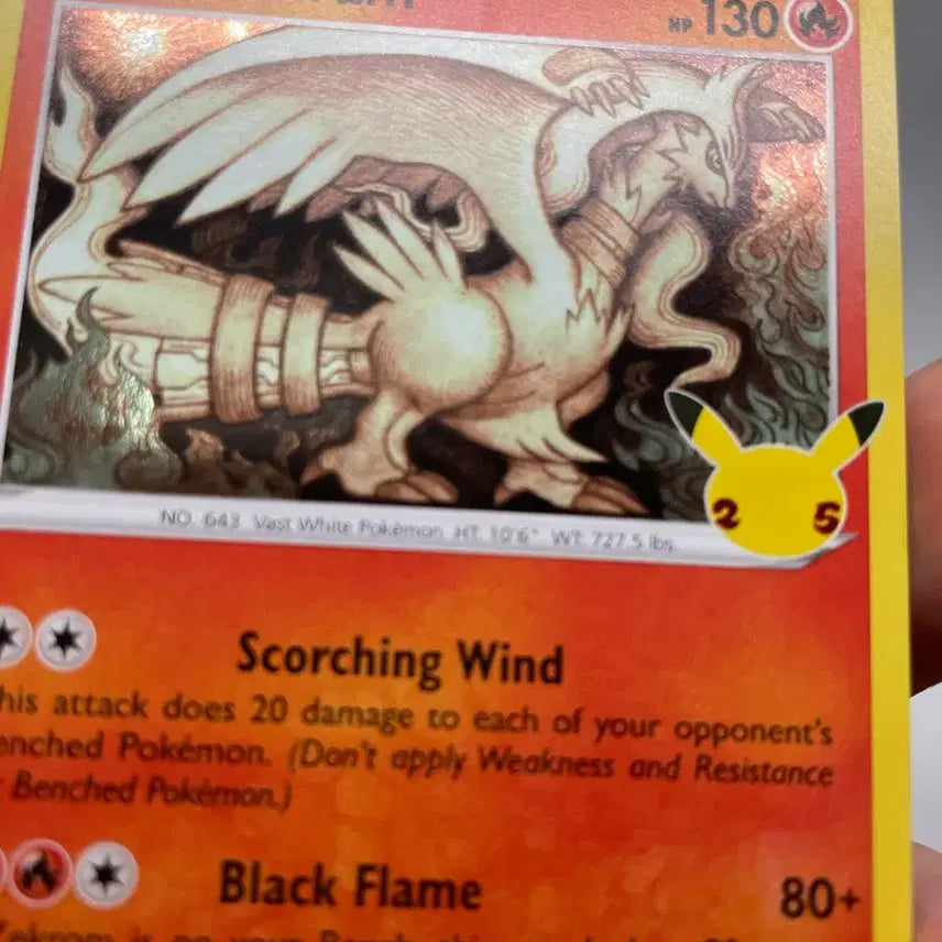 [BUNJANG] Pokemon Card - 25th Anniversary North American Edition, Reshiram Holo (English) / 25주년 북미판 레시라무 홀로카드 영판 포켓몬카드