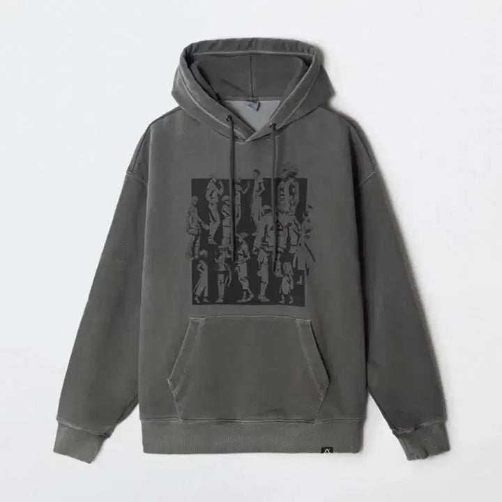 [BUNJANG] SPAO Hunter x Hunter Welcome Brigade Hoodie / [판매.S]헌헌 콜라보 스파오 환영여단 헌터헌터 후드티