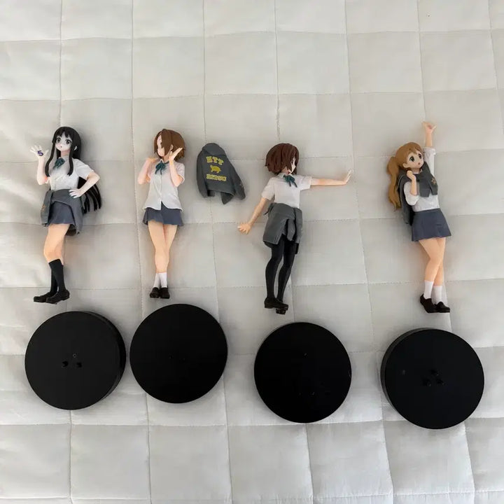 [BUNJANG] K-ON! 5th Anniversary Mio Ritsu Yui Tsumugi Set Figure / 케이온 5주년 피규어 미오 리츠 유이 츠무기 일괄 판매