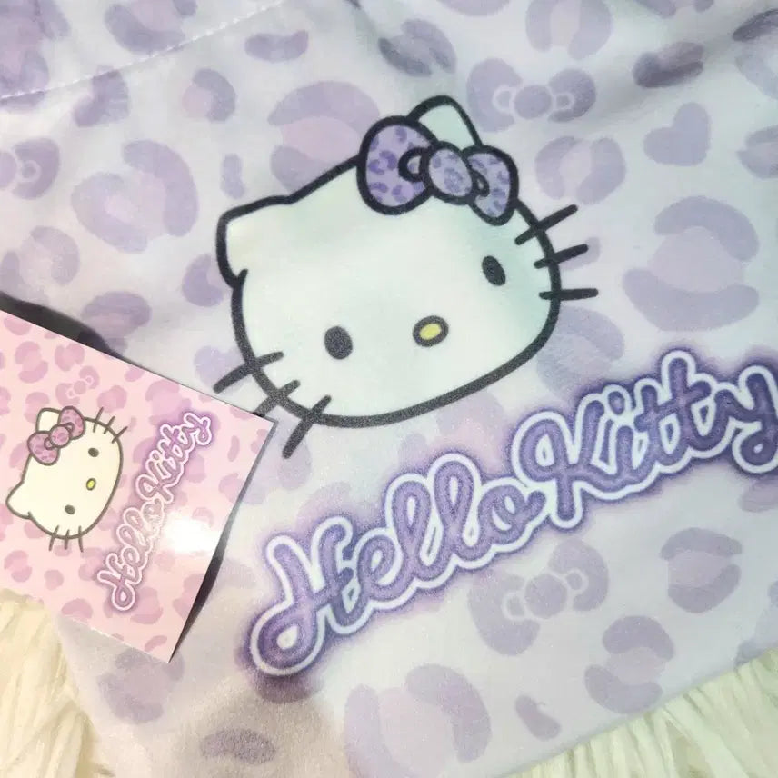 [BUNJANG] Hello Kitty Milky Face Collaboration Drawstring Pouch (Unused) / [미사용] 헬로키티 밀키페이스 콜라보 복조리 파우치