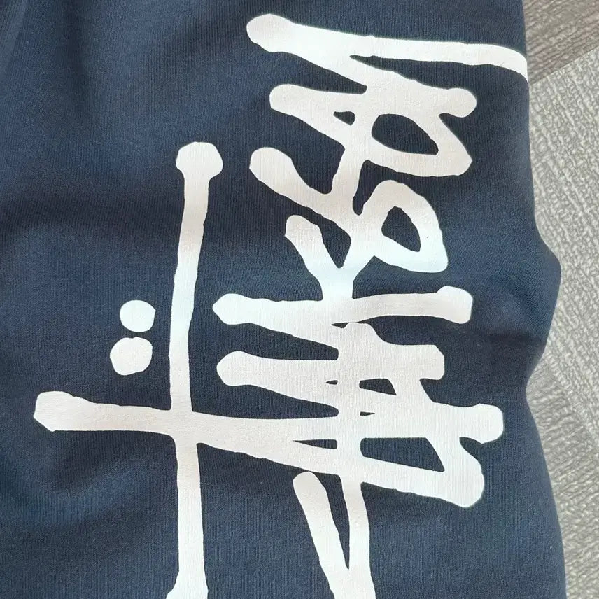 [BUNJANG] Stussy Basic Stussy Zip-Up Hoodie Navy / 스투시 베이직 스투시 후드 집업 네이비 (일반게쟈 15)