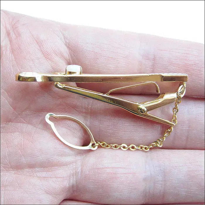 [BUNJANG] Opal Golf Club Tie Pin / 오팔 골프채 넥타이핀
