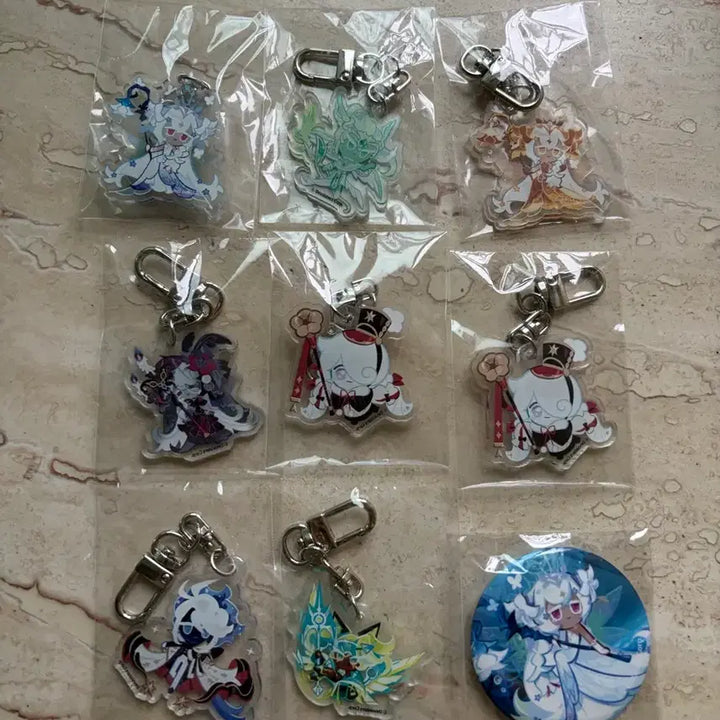 [BUNJANG] Cookierun Kingdom Keyring Album Bicycle Pen / 쿠키런킹덤 키링 앨범 바이시클 펜