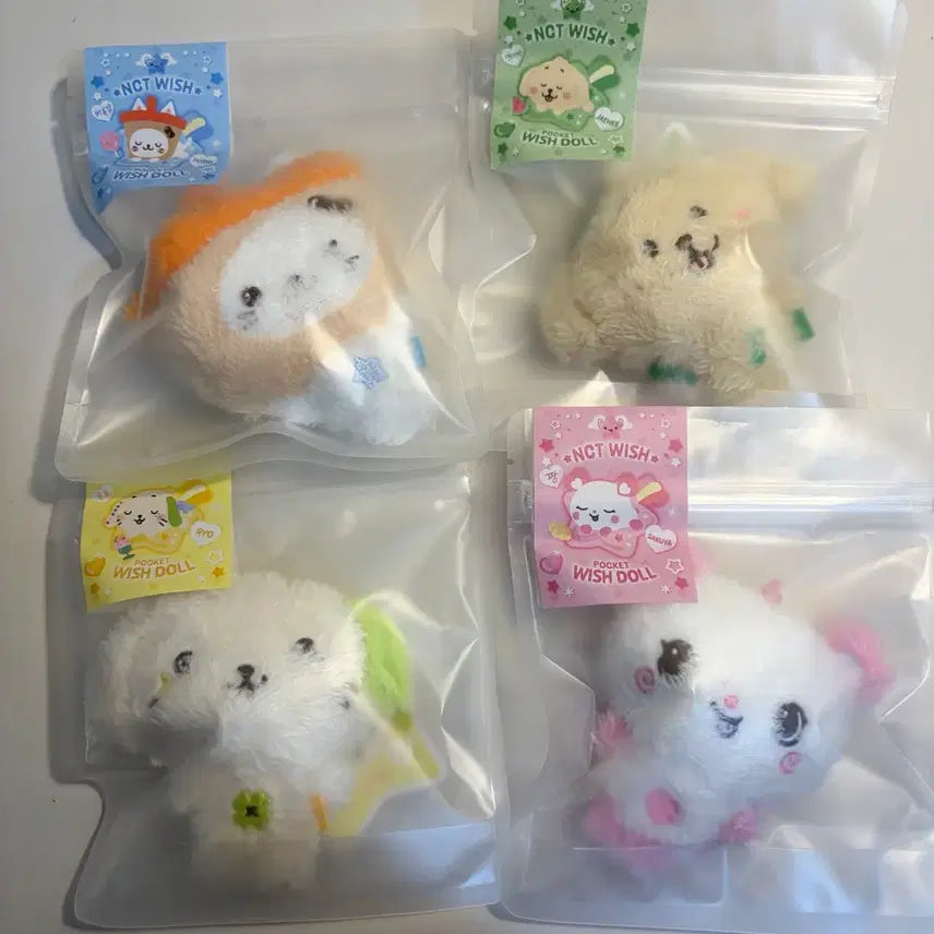 [BUNJANG] NCT WISH Pocketdol Bubble Cat Daengtriber Ryunryun Pang Photocard (Sealed) / 엔시티위시 포켓돌 미개봉 버블냥 댕트리버 룐룐 팡이