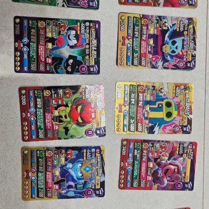 [BUNJANG] Brawl Stars Trading Cards (10 Count) / 브롤스타즈카드 10장 2
