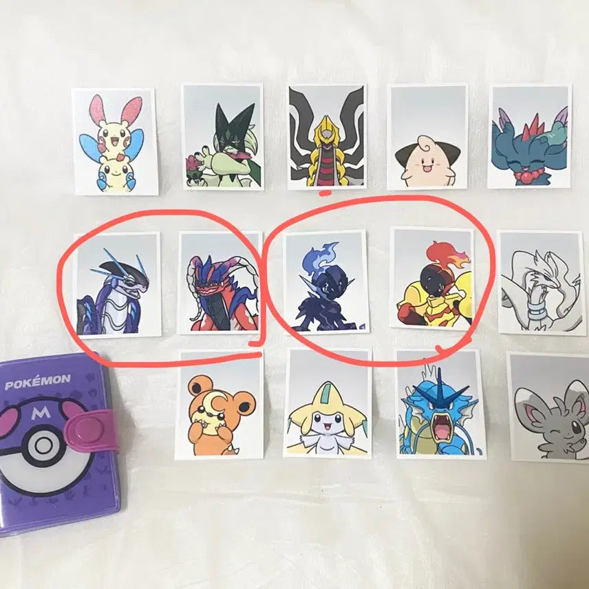 [BUNJANG] Pokemon ID Photos Bundle Set / 포켓몬 증사 증명사진 판매