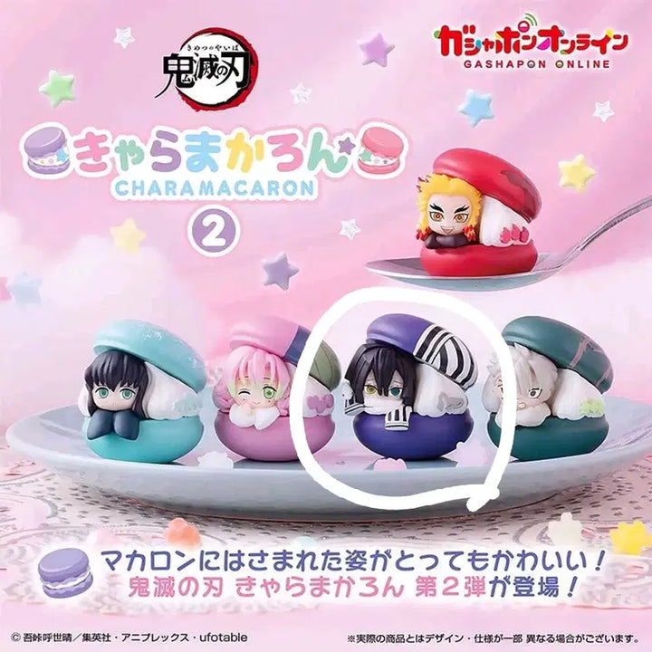 [BUNJANG] Demon Slayer Muichiro Tokito Macaron Figure (Sealed) / [미개봉] 귀멸의칼날 가챠 > 오바나이 마카롱 피규어
