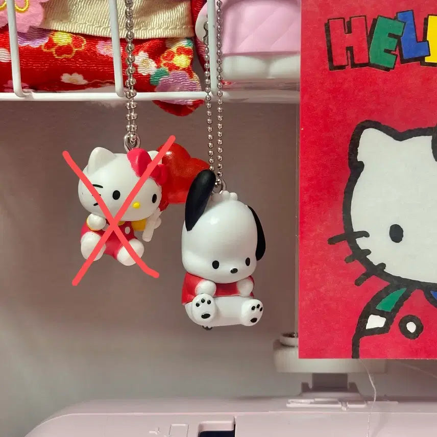 [BUNJANG] Sanrio Pochacco Keychain Gacha (New) / 산리오 포차코 키링 가챠 (새제품)