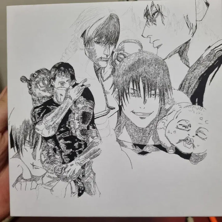 [BUNJANG] Jujutsu Kaisen Toji Collage Artwork Commission / (예약)  주술회전 토우지 콜라주 작업 그림