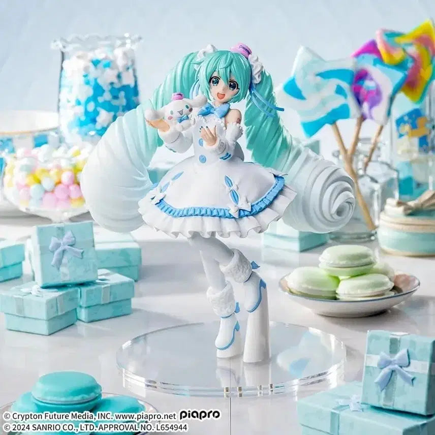 [BUNJANG] Hatsune Miku Vocaloid Sega Luminasta x Cinnamoroll Limited Edition Figure / 한정판 보컬로이드 하츠네 미쿠 세가 루미나스타 하츠네 미쿠 x 시나모롤