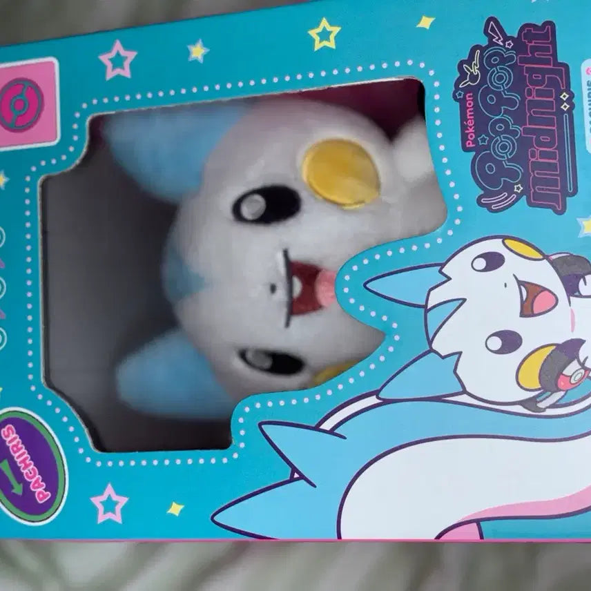 [BUNJANG] Pokemon Ditto Playground Pop Pop Midnight Pachirisu Plush / 메타몽 놀이터 팝팝 미드나잇 파치리스 봉제인형