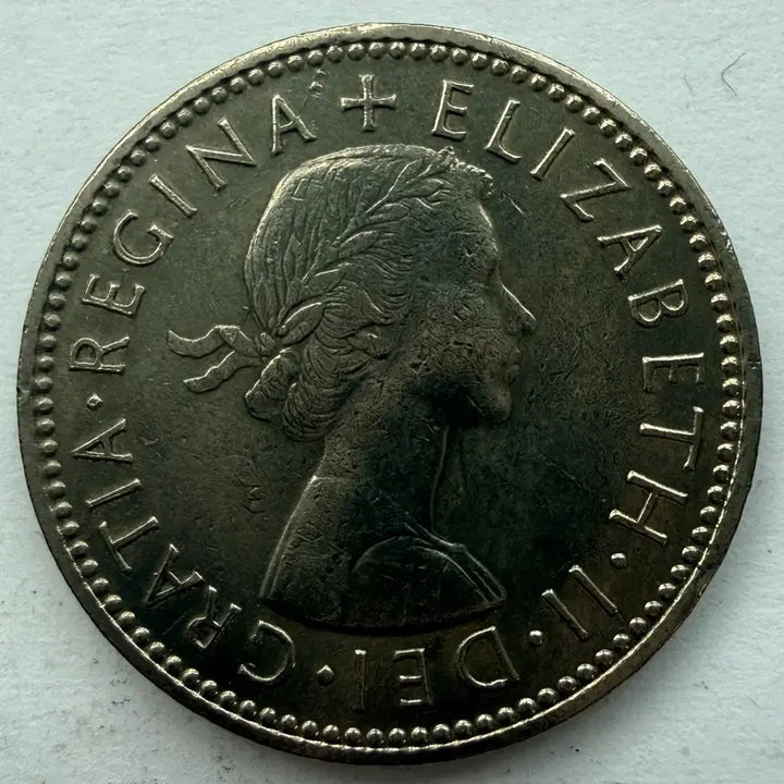 [BUNJANG] 1957 British One Shilling Coin / 1957년 영국 1실링 동전 S3442