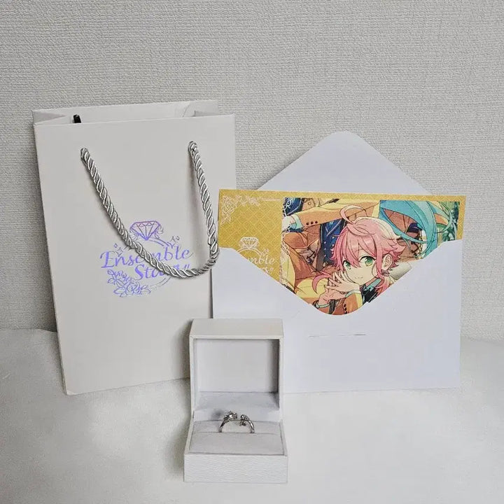 [BUNJANG] Ensemble Stars Tori Himemiya 5th Anniversary Oath Ring (Silver) Full Set / 앙스타 히메미야 토리 5주년 서약반지 굿즈 (은)