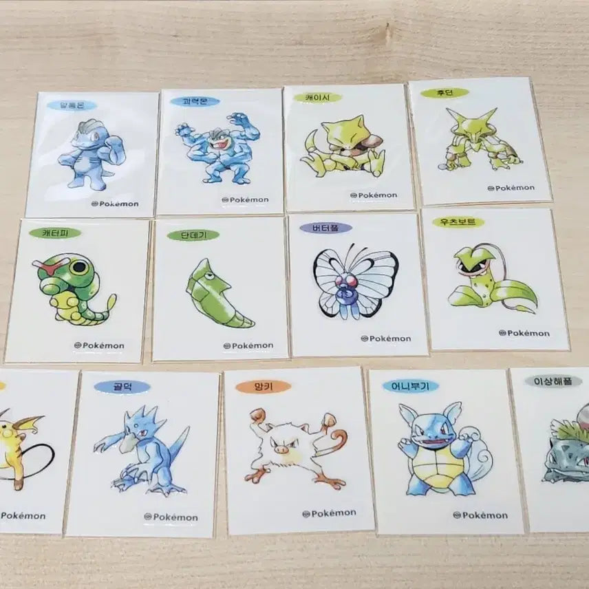 [BUNJANG] Pokemon Individual Sale Artwork Stickers / 포켓몬 개별판매 아트워크 띠부씰