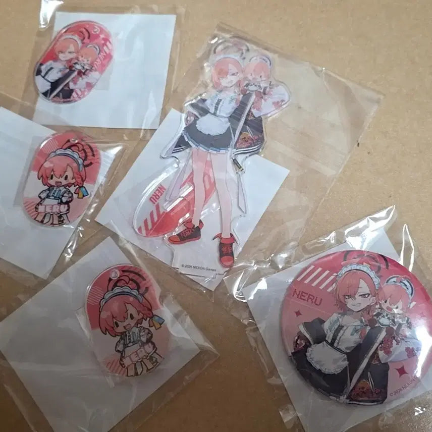 [BUNJANG] Sega Prize C&amp;C Bundle Set Acrylic Stand, Badge, Plush / 세가쿠지 C&amp;C 일괄