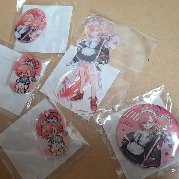 [BUNJANG] Sega Prize C&amp;C Bundle Set Acrylic Stand, Badge, Plush / 세가쿠지 C&amp;C 일괄
