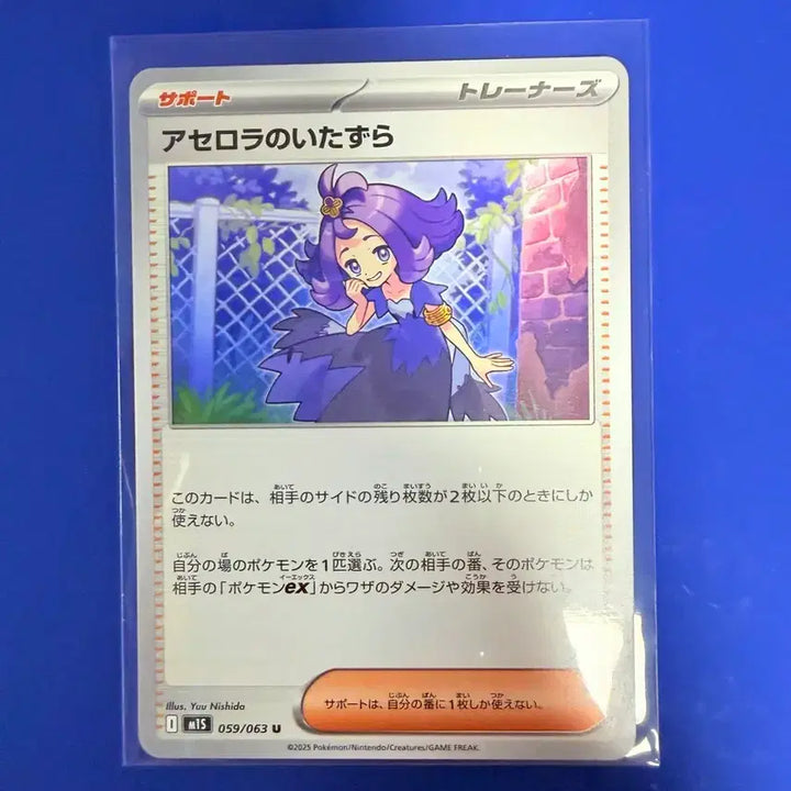 [BUNJANG] Pokemon Card Acerola Card Japanese / 포켓몬카드 아세로라 카드 일판