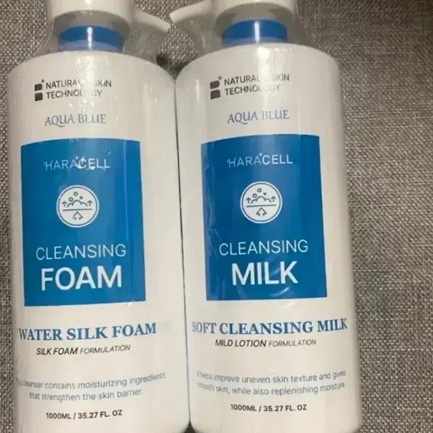 [BUNJANG] Haracell Cleansing Foam &amp; Cleansing Milk 1000ml / 하라셀 클렌징폼 / 클렌징밀크 1000ml