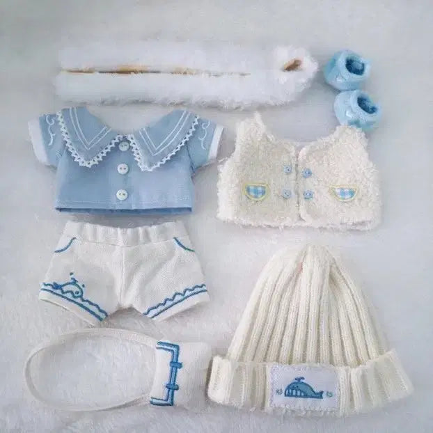[BUNJANG] Winter Whale 20cm Doll Clothes / 겨울고래 20cm 20깅 솜인형 옷장