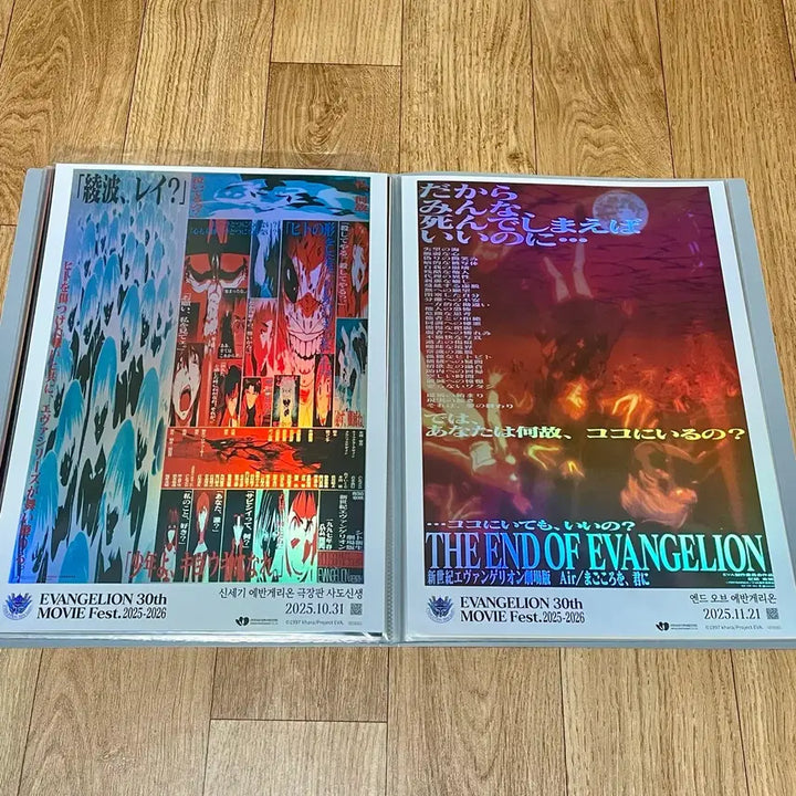 [BUNJANG] Evangelion 30th Anniversary CGV Poster Set (SADo SHINSEI / END OF EVANGELION) / 2종일괄)에반게리온 30주년 CGV 포스터 사도신생/엔드 오브 EOE