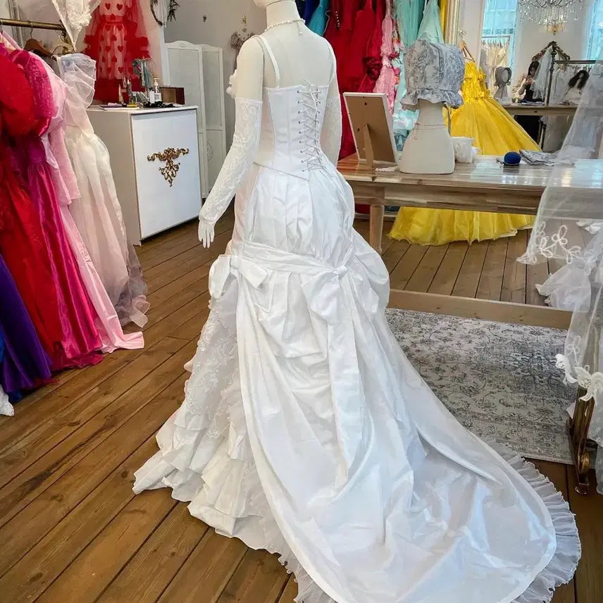 [BUNJANG] 19th Century Design Vintage Wedding Dress / 19세기디자인 빈티지웨딩드레스