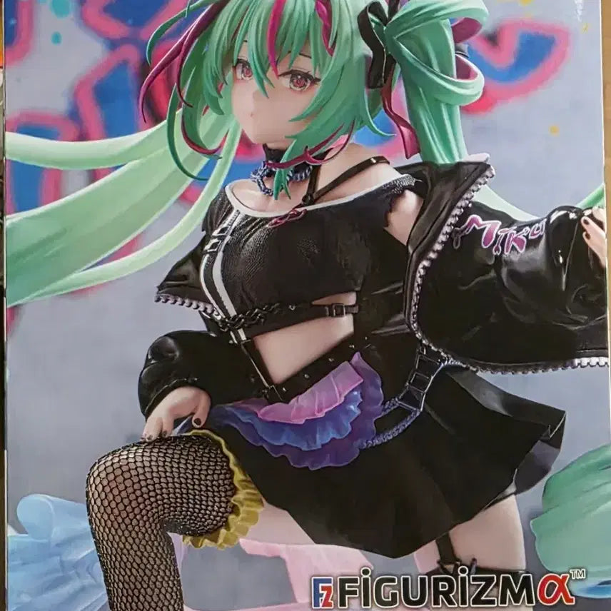 [BUNJANG] Sega Hatsune Miku Figure ISM Punk Miku Figure (Sealed) / [미개봉] 세가 하츠네미쿠 피규어리즘 펑크 미쿠 피규어