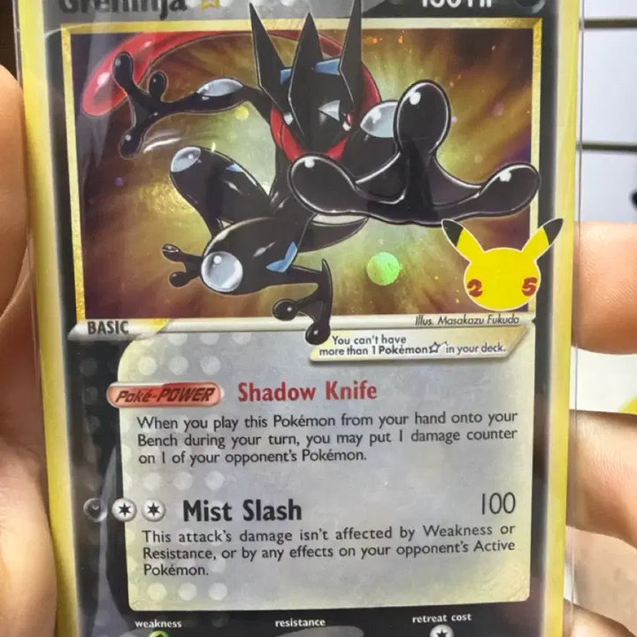 [BUNJANG] Greninja 25th Anniversary North American Edition Holo / 25주년 개굴닌자 북미판 홀로그램 상태S급
