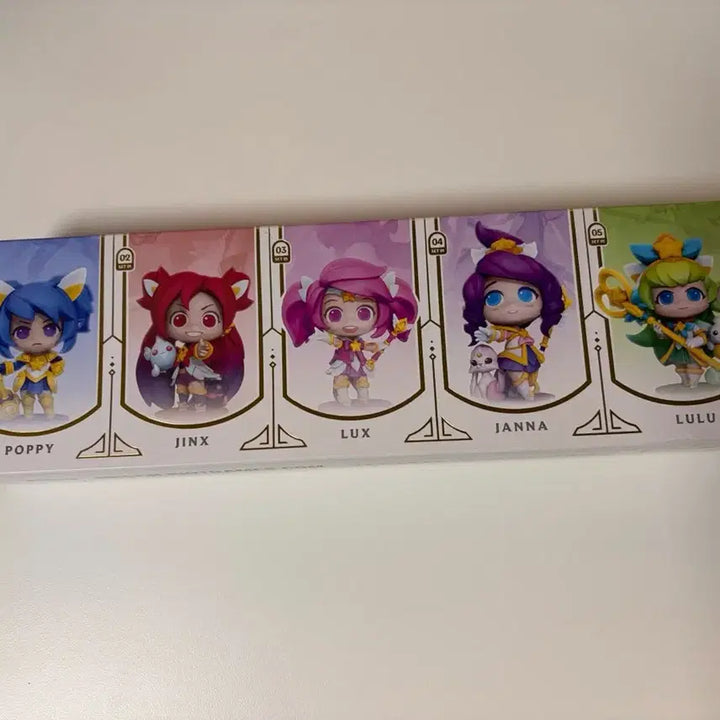[BUNJANG] League of Legends 1st Gen Star Guardian 5 Figures Set (Excluding Jinx) / 리그오브레전드 1세대 별수호자 5종 피규어 정품 (징크스 제외)