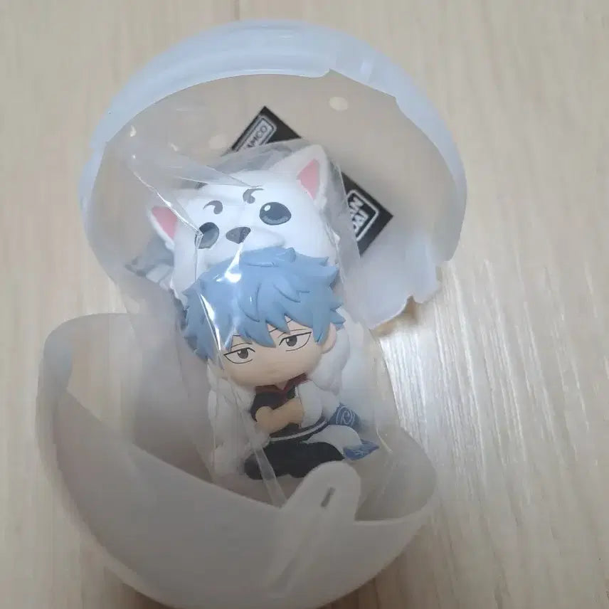[BUNJANG] Gintama Gacha Figure - Sadaharu &amp; Gintoki / 은혼 모구모구 사다하루 긴토키 가챠 피규어