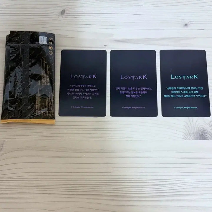 [BUNJANG] Compose Lost Ark Belgathus, Ospir, Stern Neria Card Pack / 컴포즈 로스트아크 벨가누스 오스피어 슈테른 네리아 카드 카드팩