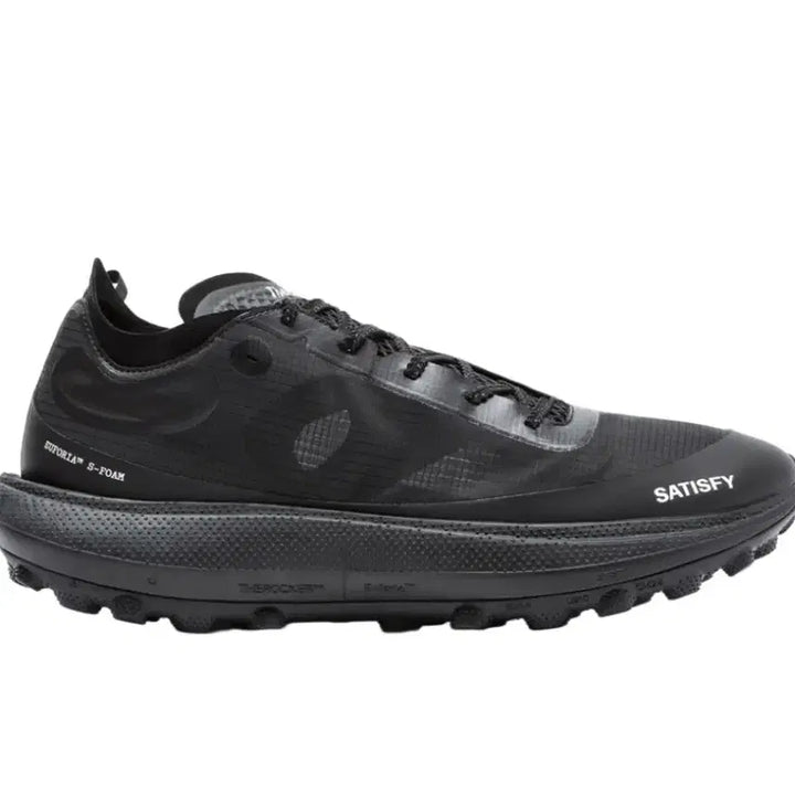 [BUNJANG] Satisfy The Locker Jet Black Sneakers / [275] 새티스파이(satisfy) 더 라커 제트 블랙