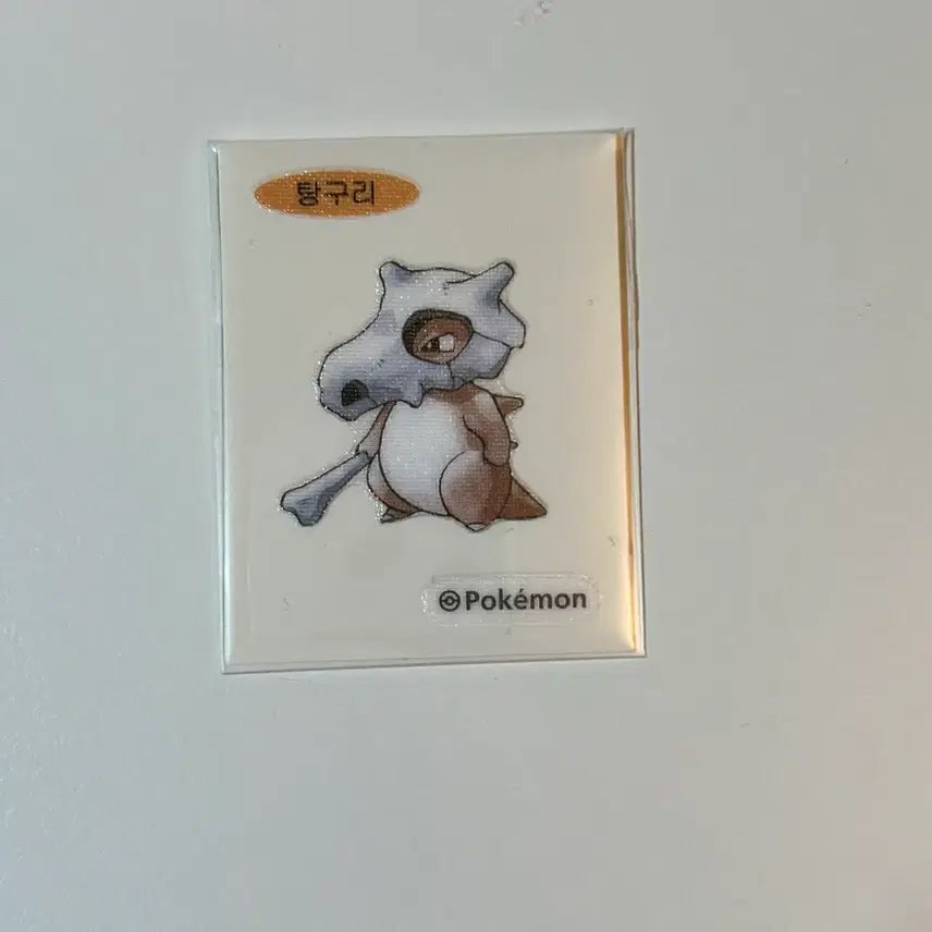 [BUNJANG] Pokemon 30th Anniversary Ttibbuseal Tanguri Sticker / 포켓몬 30주년 띠부띠부씰 탕구리