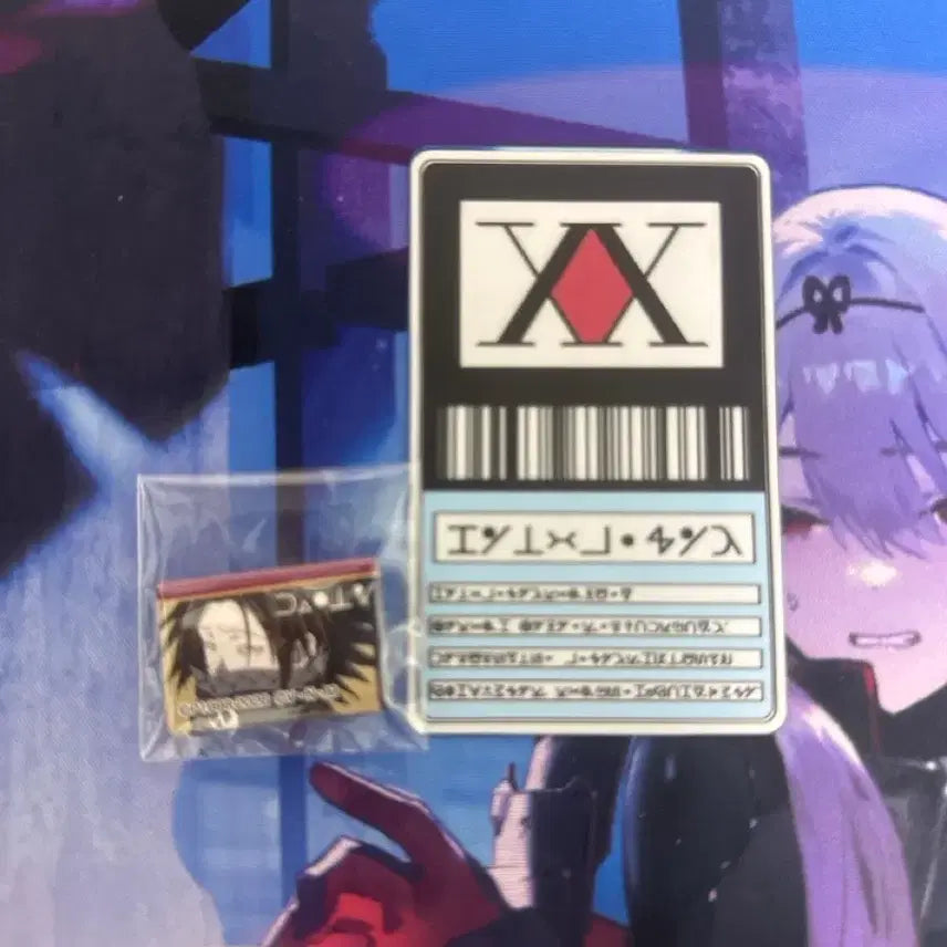 [BUNJANG] Hunter x Hunter Feitan Trading Can Badge / 헌터헌터 트레이딩 캔뱃지 페이탄