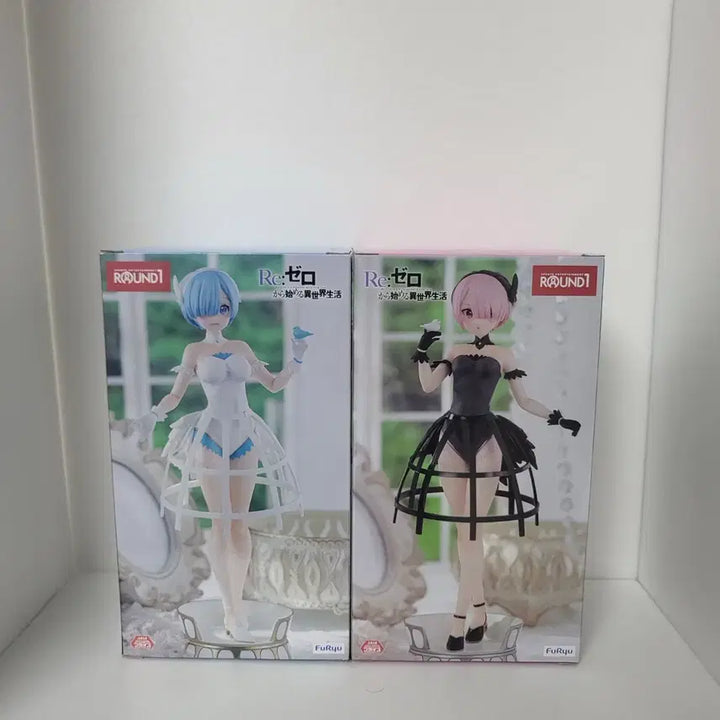 [BUNJANG] Re:Zero Rem Ram Birdcage Dress Set (2) / 라운드원 리제로 렘 람 새장 드레스 세트 2개