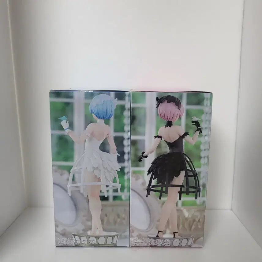 [BUNJANG] Re:Zero Rem Ram Birdcage Dress Set (2) / 라운드원 리제로 렘 람 새장 드레스 세트 2개